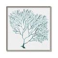 Picture of Teal Coral I  _GroupedProduct_Square_Canvas_Framed_