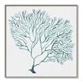 Picture of Teal Coral I  _GroupedProduct_Square_Canvas_Framed_