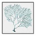 Picture of Teal Coral I  _GroupedProduct_Square_Canvas_Framed_
