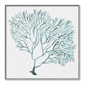 Picture of Teal Coral I  _GroupedProduct_Square_Canvas_Framed_