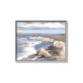 Picture of Rocky Coastline _GroupedProduct_Rectangle_Landscape_Canvas_Framed_