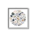 Picture of Coral circle II _GroupedProduct_Square_Canvas_Framed_