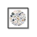 Picture of Coral circle II _GroupedProduct_Square_Canvas_Framed_