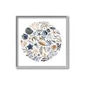 Picture of Coral circle II _GroupedProduct_Square_Canvas_Framed_