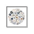 Picture of Coral circle II _GroupedProduct_Square_Canvas_Framed_