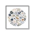 Picture of Coral circle II _GroupedProduct_Square_Canvas_Framed_