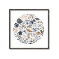 Picture of Coral circle II _GroupedProduct_Square_Canvas_Framed_