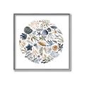 Picture of Coral circle II _GroupedProduct_Square_Canvas_Framed_