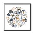 Picture of Coral circle II _GroupedProduct_Square_Canvas_Framed_