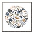 Picture of Coral circle II _GroupedProduct_Square_Canvas_Framed_