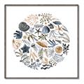Picture of Coral circle II _GroupedProduct_Square_Canvas_Framed_