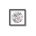 Picture of Coral circle I _GroupedProduct_Square_Canvas_Framed_