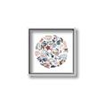 Picture of Coral circle I _GroupedProduct_Square_Canvas_Framed_