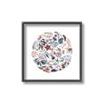 Picture of Coral circle I _GroupedProduct_Square_Canvas_Framed_