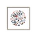 Picture of Coral circle I _GroupedProduct_Square_Canvas_Framed_