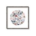 Picture of Coral circle I _GroupedProduct_Square_Canvas_Framed_