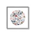 Picture of Coral circle I _GroupedProduct_Square_Canvas_Framed_