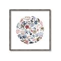 Picture of Coral circle I _GroupedProduct_Square_Canvas_Framed_