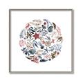 Picture of Coral circle I _GroupedProduct_Square_Canvas_Framed_