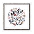 Picture of Coral circle I _GroupedProduct_Square_Canvas_Framed_