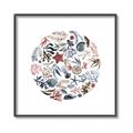 Picture of Coral circle I _GroupedProduct_Square_Canvas_Framed_