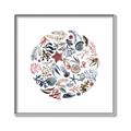 Picture of Coral circle I _GroupedProduct_Square_Canvas_Framed_