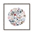 Picture of Coral circle I _GroupedProduct_Square_Canvas_Framed_