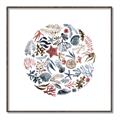 Picture of Coral circle I _GroupedProduct_Square_Canvas_Framed_
