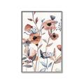 Picture of Pink Poppy Linen _GroupedProduct_Rectangle_Portrait_Canvas_Framed_