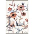 Picture of Pink Poppy Linen _GroupedProduct_Rectangle_Portrait_Canvas_Framed_
