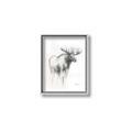Picture of Moose Charcoal _GroupedProduct_Rectangle_Portrait_Canvas_Framed_