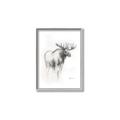 Picture of Moose Charcoal _GroupedProduct_Rectangle_Portrait_Canvas_Framed_