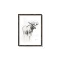 Picture of Moose Charcoal _GroupedProduct_Rectangle_Portrait_Canvas_Framed_