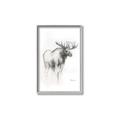 Picture of Moose Charcoal _GroupedProduct_Rectangle_Portrait_Canvas_Framed_