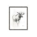 Picture of Moose Charcoal _GroupedProduct_Rectangle_Portrait_Canvas_Framed_