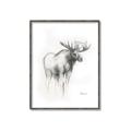 Picture of Moose Charcoal _GroupedProduct_Rectangle_Portrait_Canvas_Framed_