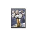 Picture of White Flower in Vase l _GroupedProduct_Rectangle_Portrait_Canvas_Framed_