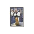 Picture of White Flower in Vase l _GroupedProduct_Rectangle_Portrait_Canvas_Framed_