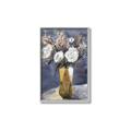 Picture of White Flower in Vase l _GroupedProduct_Rectangle_Portrait_Canvas_Framed_