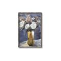 Picture of White Flower in Vase l _GroupedProduct_Rectangle_Portrait_Canvas_Framed_