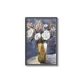 Picture of White Flower in Vase l _GroupedProduct_Rectangle_Portrait_Canvas_Framed_