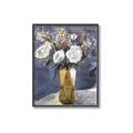 Picture of White Flower in Vase l _GroupedProduct_Rectangle_Portrait_Canvas_Framed_