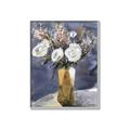 Picture of White Flower in Vase l _GroupedProduct_Rectangle_Portrait_Canvas_Framed_