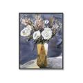 Picture of White Flower in Vase l _GroupedProduct_Rectangle_Portrait_Canvas_Framed_