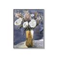 Picture of White Flower in Vase l _GroupedProduct_Rectangle_Portrait_Canvas_Framed_