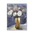Picture of White Flower in Vase l _GroupedProduct_Rectangle_Portrait_Canvas_Framed_