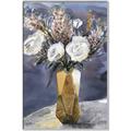 Picture of White Flower in Vase l _GroupedProduct_Rectangle_Portrait_Canvas_Framed_
