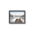 Picture of River After the Snowfall _GroupedProduct_Rectangle_Landscape_Canvas_Framed_