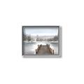 Picture of River After the Snowfall _GroupedProduct_Rectangle_Landscape_Canvas_Framed_