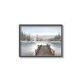Picture of River After the Snowfall _GroupedProduct_Rectangle_Landscape_Canvas_Framed_